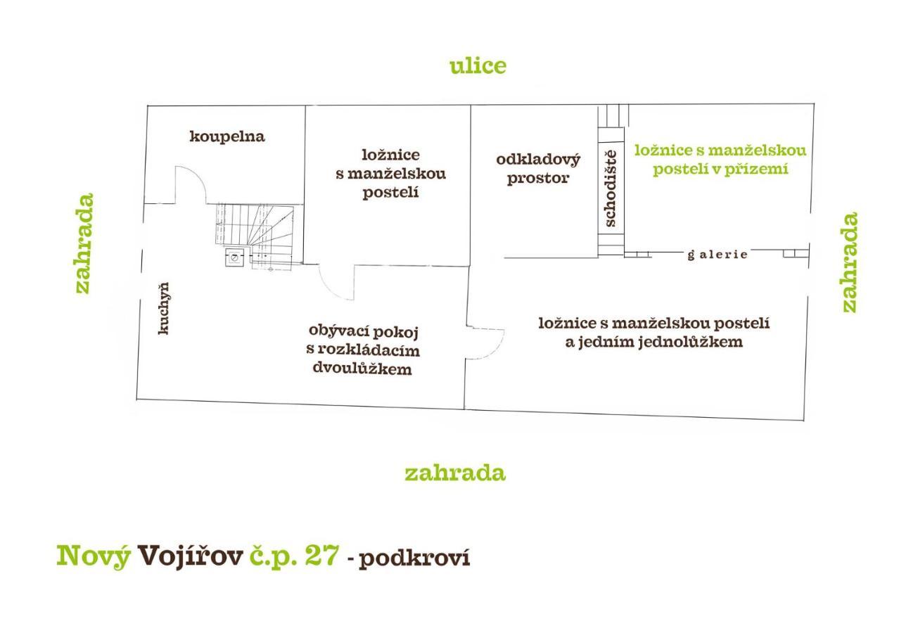 Chalupa Novy Vojirov Cp. 27 Nova Bystrice Ngoại thất bức ảnh